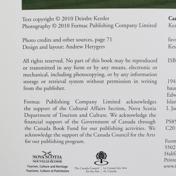 Green Gables: Lucy Maud Montgomery's Favourite Places 2010 Formac Paperback