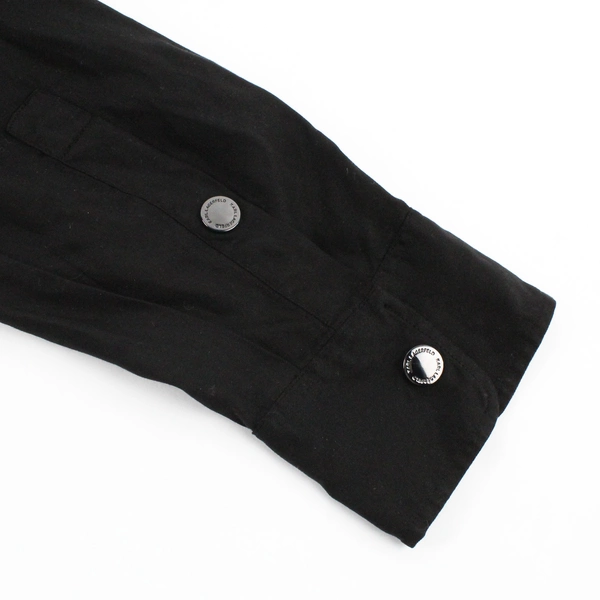 Karl Lagerfeld Paris Men's Studded Black Dress Shirt Large NWT