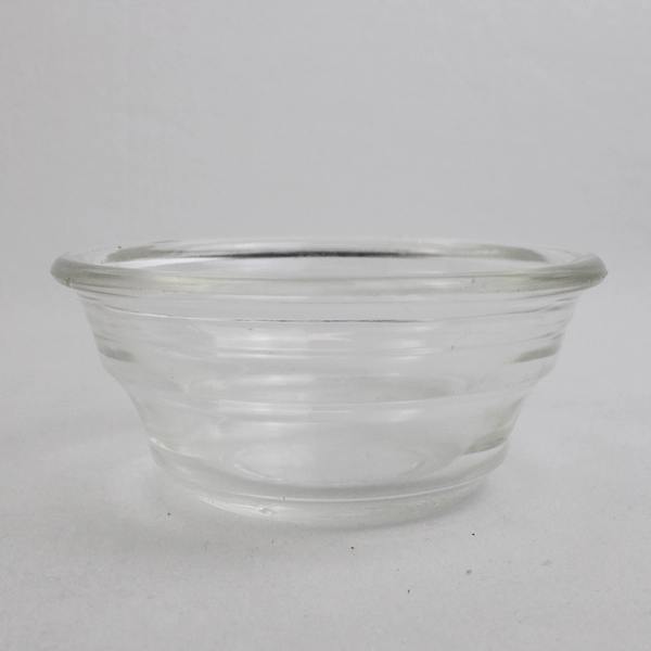 Lot Of 3 6 Oz Clear Glass Custard Cup (2 Pyrex And 1 Glasbake)