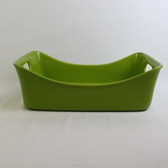 Rachael Ray Lime Green 9" By 13" Stoneware Rectangular Baker Dish