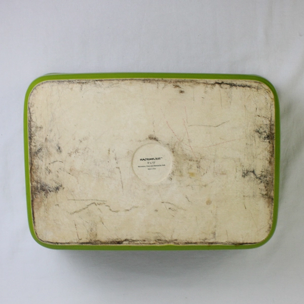 Rachael Ray Lime Green 9" By 13" Stoneware Rectangular Baker Dish