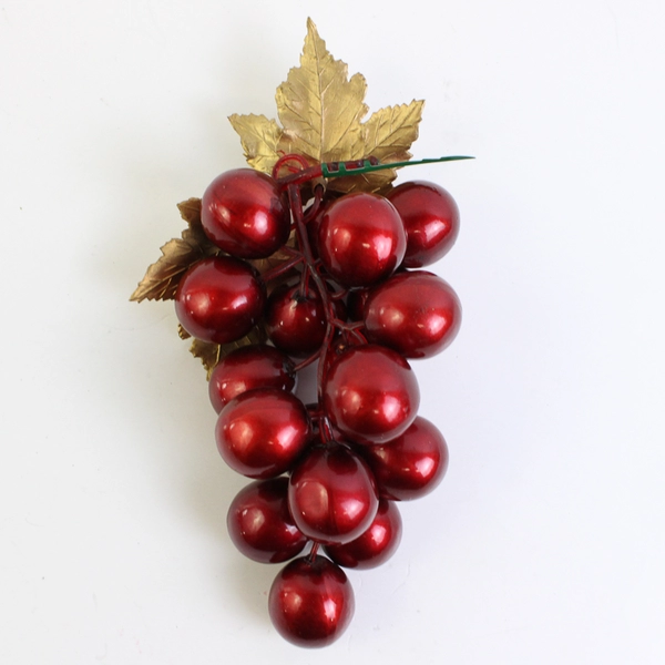 Lot of 2 Bunches of Red Cherries Plastic