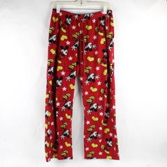 Disney Mickey Mouse Red Fleece Pajama Pants Women's Medium