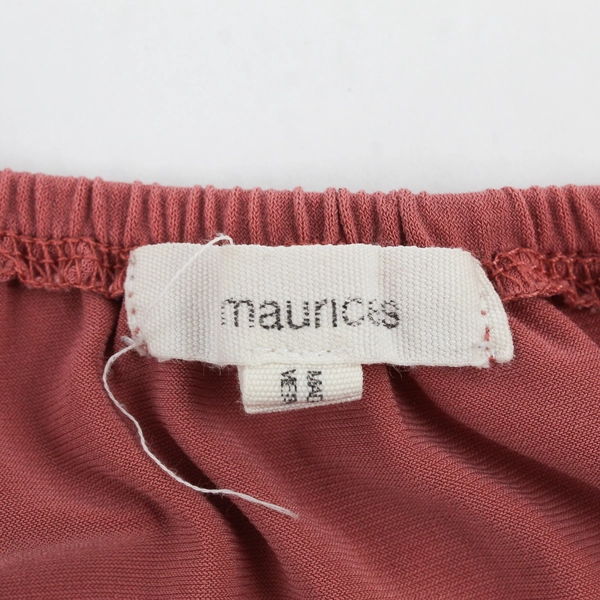 Maurices Dusty Rose Short-Sleeved Blouse Women's Size Medium
