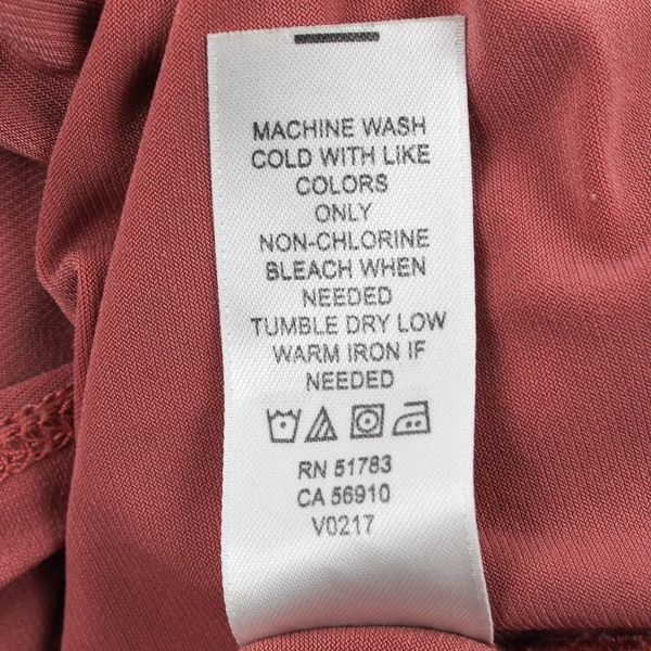 Maurices Dusty Rose Short-Sleeved Blouse Women's Size Medium