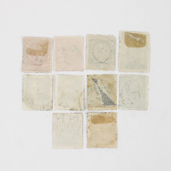 Lot Of 10 Italy King Victor Emmanuel III Centesimi Lira Stamps Used 1900s 1920s