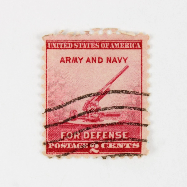 Lot Of 4 United States 1940 National Defense Torch Army Navy 2c 3c Stamps Used