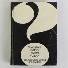 Vintage Webster's Instant Word Guide 1972 Pocket Size Hardcover 35,000 Words