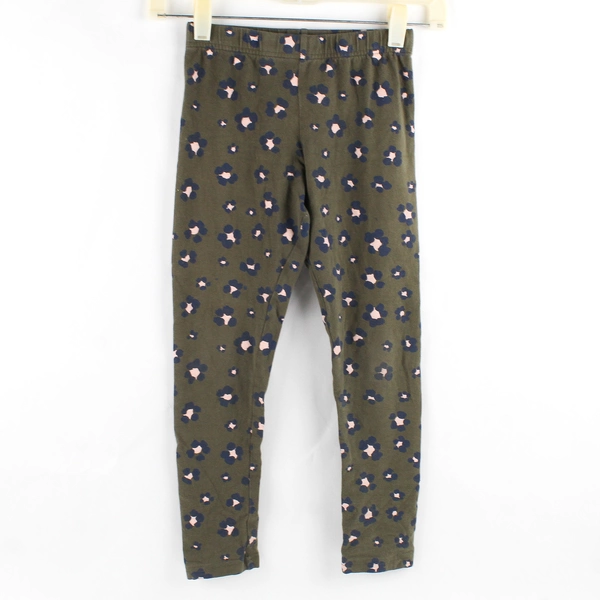 Carter's Flower Pattern Green Leggings Girls' Size 10/10A