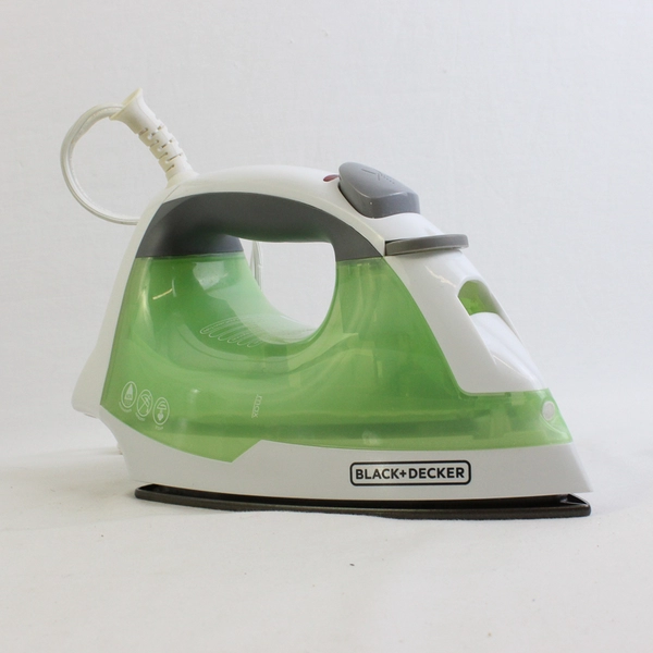 Black + Decker Easy Steam Compact Iron Model IR02V Green/White (Tested & Works)