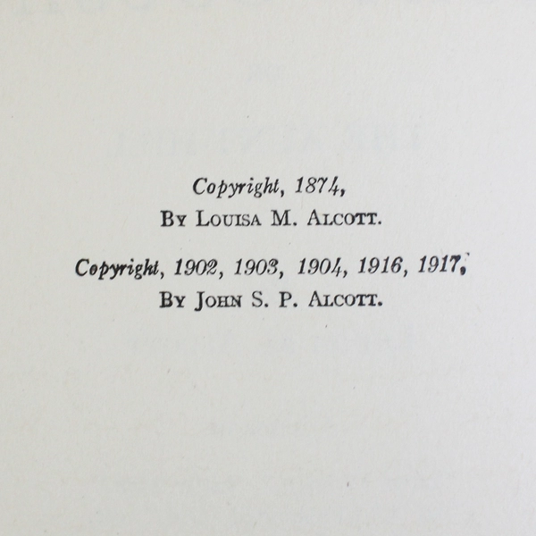 Antique Eight Cousins by Louisa M Alcott 1917 Hardcover