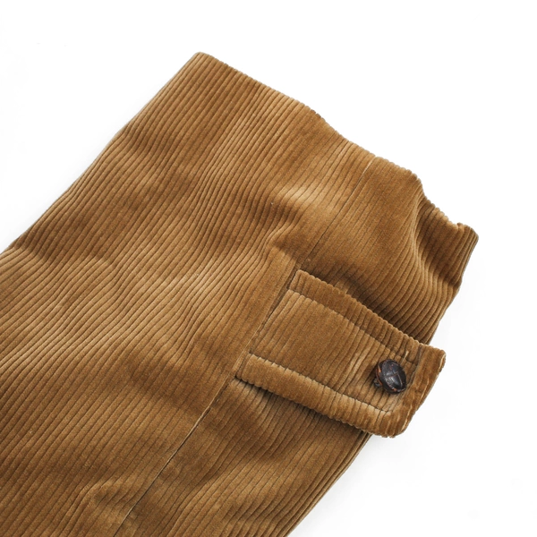Vintage Borg Sherpa-Lined Brown Corduroy Jacket Men's Size 44 FLAWED