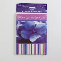 Tender Thoughts Thank You Note Cards Set of 8 w/Envelopes, New