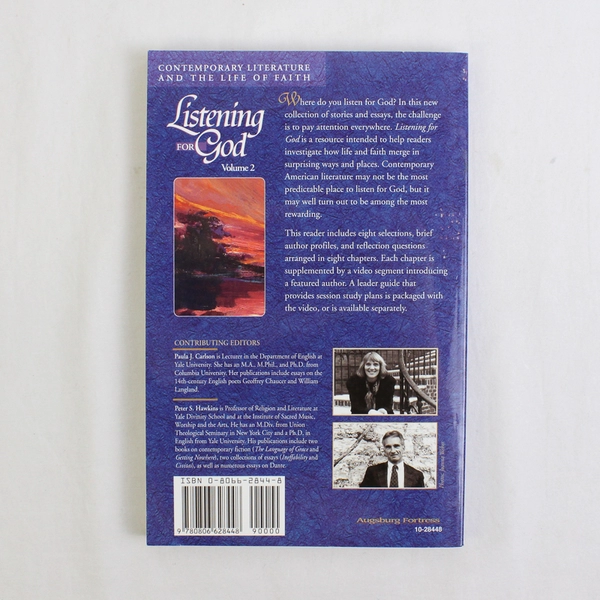 Listening for God Contemporary Literature and the Life of Faith Volume 2 1996 PB