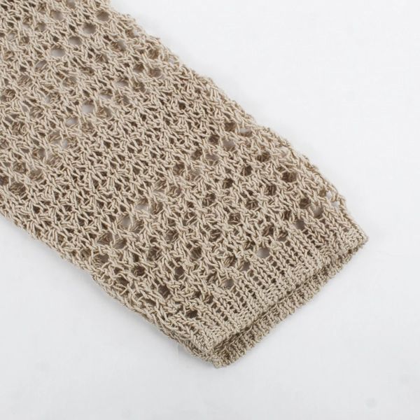 Jones New York Beige Open-Knit Button-Front Cardigan Women's XL