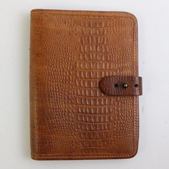 VTG Judy Taylor Brown Leather Card Holder Journal Cover