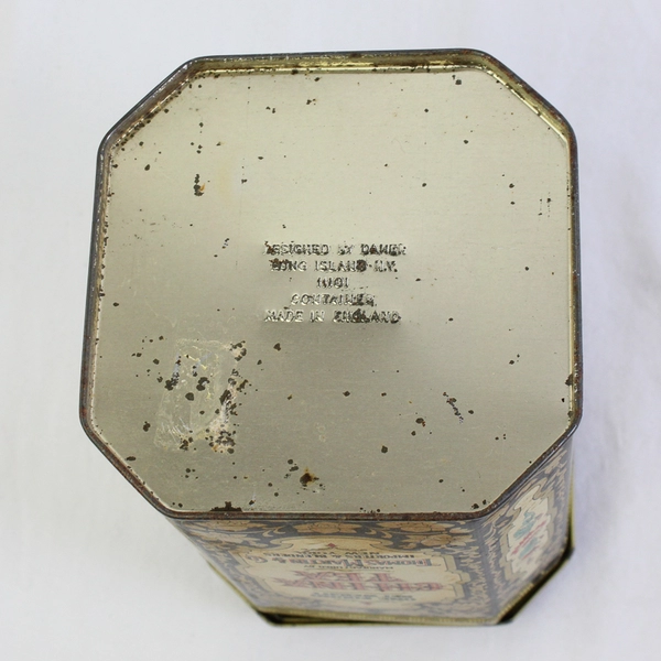 Vintage Thomas Martin & Co. Hinged Tea Caddy Empty