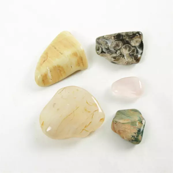 Small Bag Tumbled Agates 0.35 lb Gemstones for Jewelry Crafts