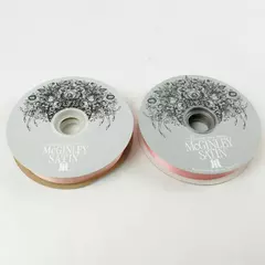 McGinley Satin Peach Ribbon 2 Spools 100 yd Each 200 yd Total 