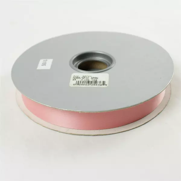 McGinley Satin Peach Ribbon 2 Spools 100 yd Each 200 yd Total 