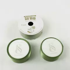 Lot of 3 Green Ribbons Suzanne Kassler (2) + Gift Wrap Wonderland