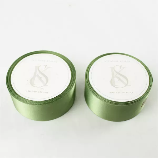 Lot of 3 Green Ribbons Suzanne Kassler (2) + Gift Wrap Wonderland