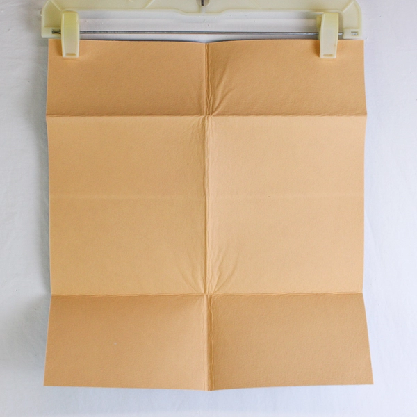 Lot of 6 Felt Folded Squares, Blue & Yellow, 15"x13.8"