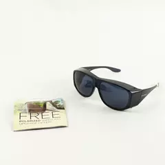 Solar Shield Polarized Fit-Over Sunglasses Black