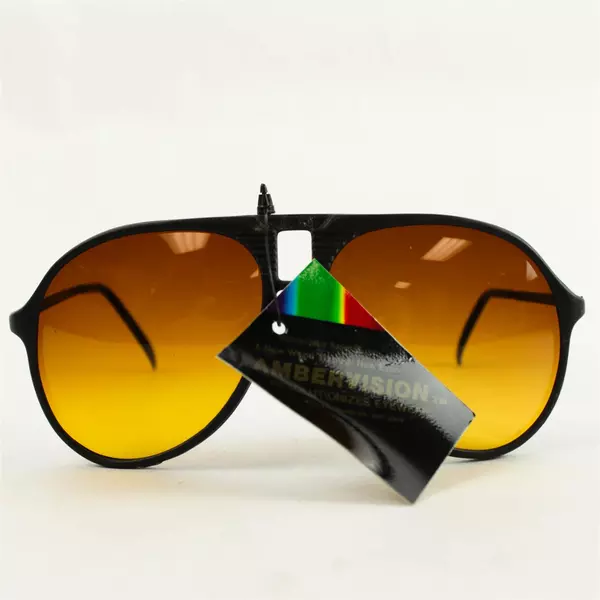 Amber Vision Blue Blocker Sunglasses Vintage 80s Pre-Owned