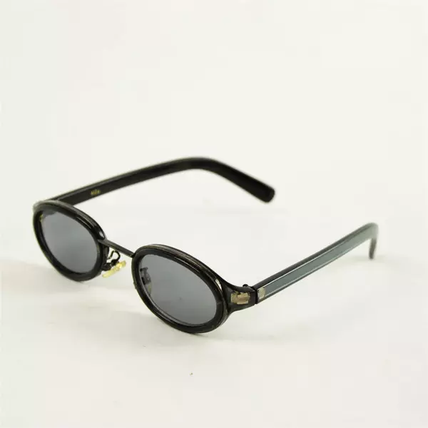 Gattaca Black Oval Frame Sunglasses Tinted Lenses Pre-Owned Good