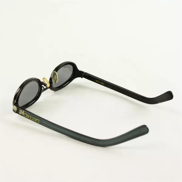 Gattaca Black Oval Frame Sunglasses Tinted Lenses Pre-Owned Good