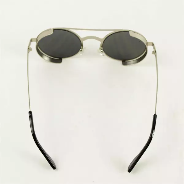 Steampunk Sunglasses Round Metal Accents Vintage Industrial Costume 