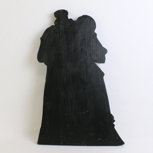 VTG Wooden Victorian Family Christmas Carolers Hand Painted Decor