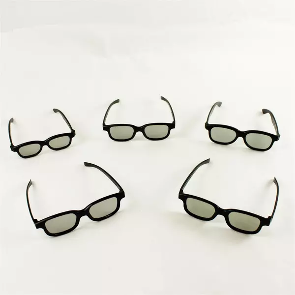 Lot of 5 Pairs RealD 3D Glasses Used Compatible with RealD Systems