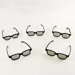 Lot of 5 Pairs RealD 3D Glasses Used Compatible with RealD Systems