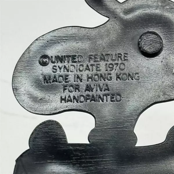  1970 Aviva Peanuts Snoopy Feelin Groovy Trophy Figurine