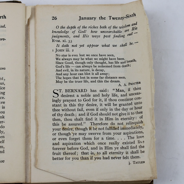 Antique Daily Strength for Daily Needs 1928 Grosset & Dunlap Hardcover