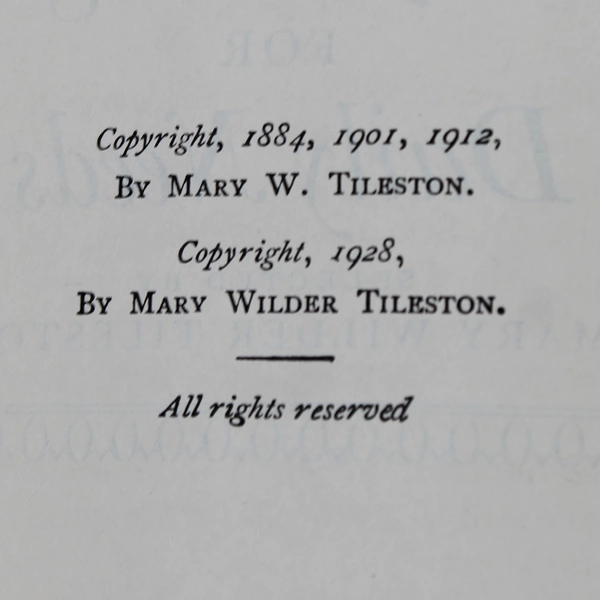 Antique Daily Strength for Daily Needs 1928 Grosset & Dunlap Hardcover