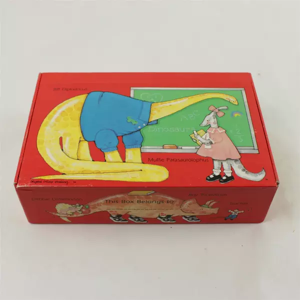 Vintage 1980s Biff & Muffie Cardboard Pencil Box School Supply