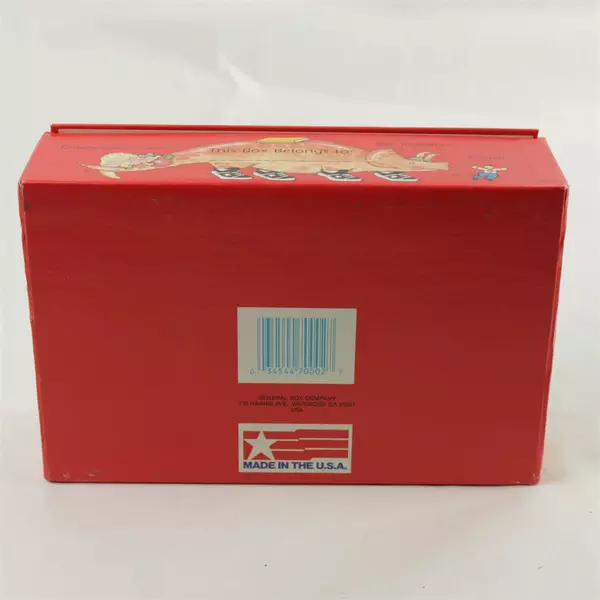 Vintage 1980s Biff & Muffie Cardboard Pencil Box School Supply