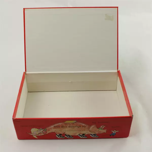 Vintage 1980s Biff & Muffie Cardboard Pencil Box School Supply