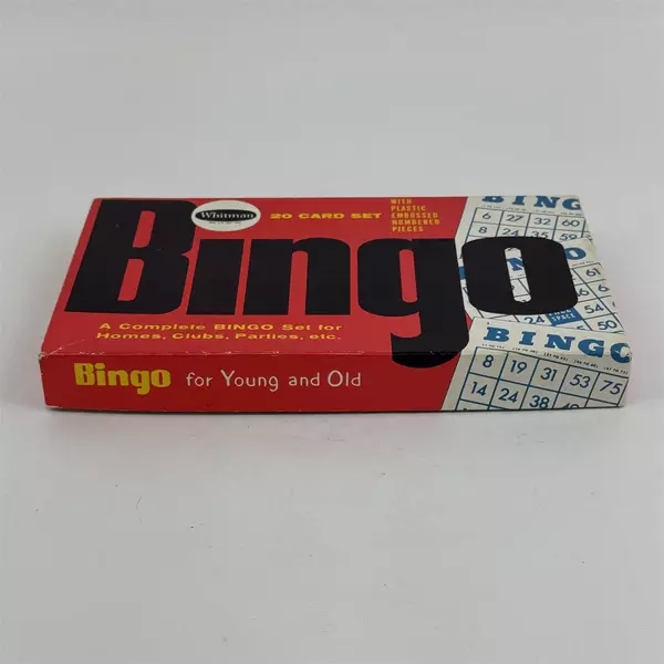 Vintage 1959 Whitman 'Bingo for Young and Old' Game Complete No. 4617