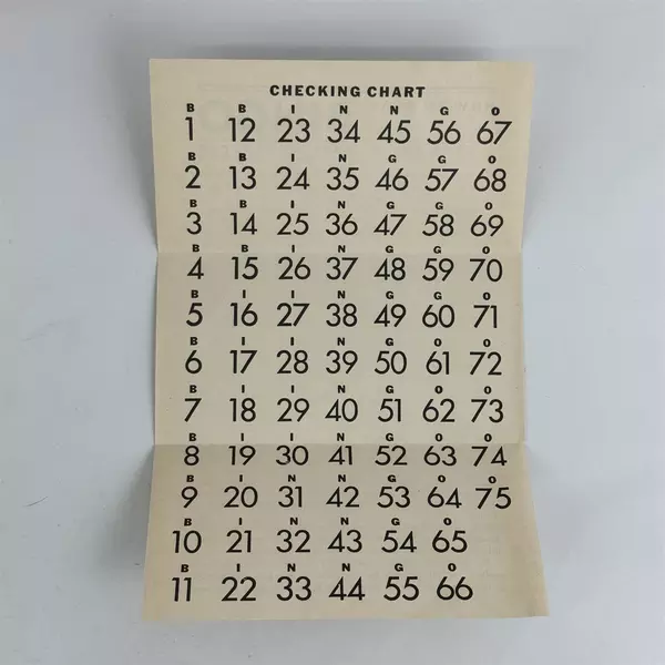 Vintage 1959 Whitman 'Bingo for Young and Old' Game Complete No. 4617