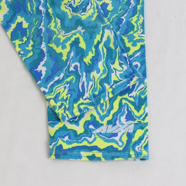 Avia Green and Blue Cotton Blend Athletic Pants Boys' Size Medium