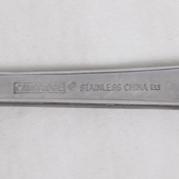 Lot Of 4 Cambridge Silver Codie Pattern Oval Soup Spoons SS 7.25" Various Backs