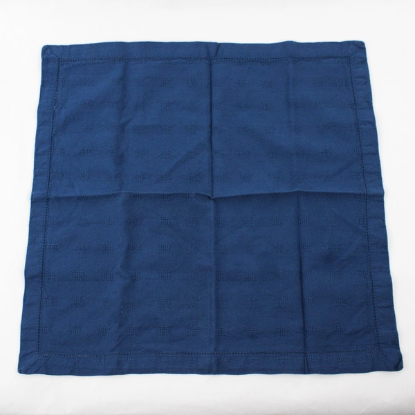 Lot Of 4 Park Imports Matching Solid Blue Color Fabric Napkins 18.5" x 18.5"