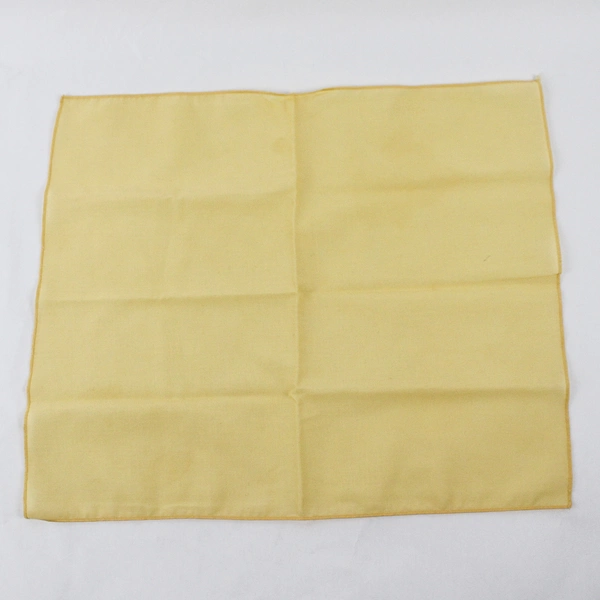  Lot Of 4 Unbranded Matching Solid Yellow Color Fabric Napkins 15" x 17"