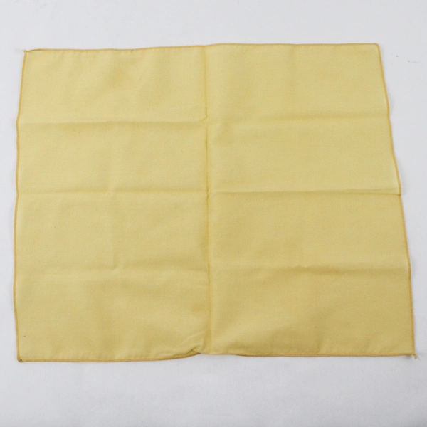 Lot Of 4 Unbranded Matching Solid Yellow Color Fabric Napkins 15" x 17"