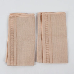 Lot Of 2 Unbranded Matching Peach Pink Woven Fabric Napkins 17" x 16"