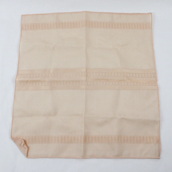Lot Of 2 Unbranded Matching Peach Pink Woven Fabric Napkins 17" x 16"